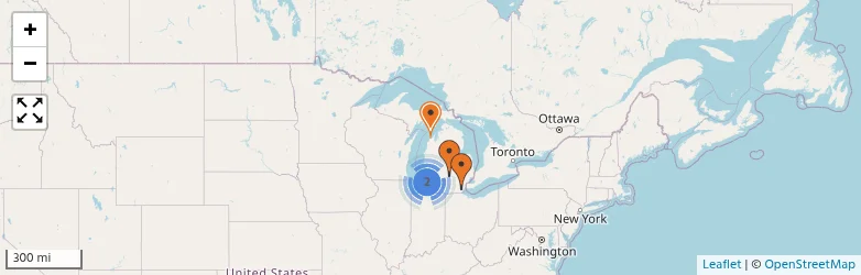 Related schools map
