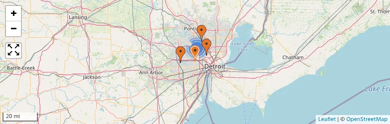 Related schools map