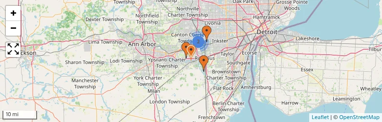 Related schools map