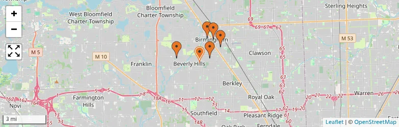 Related schools map