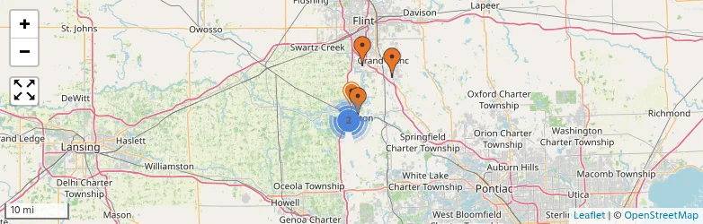 Related schools map