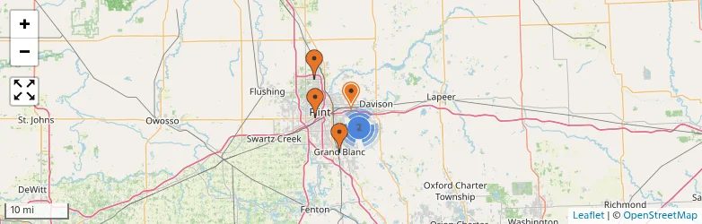 Related schools map