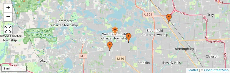 Related schools map