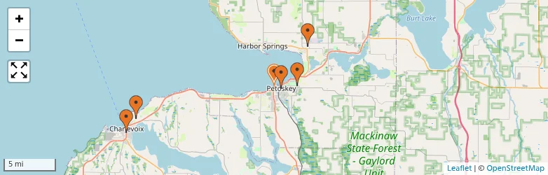 Related schools map
