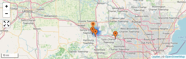 Related schools map