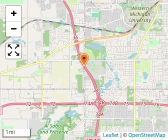 Map of Kalamazoo Christian Middle School