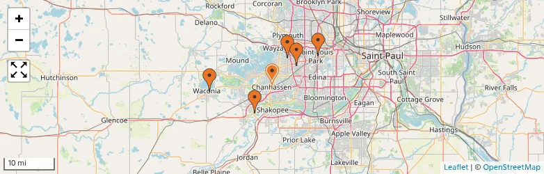 Related schools map
