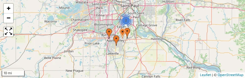 Related schools map