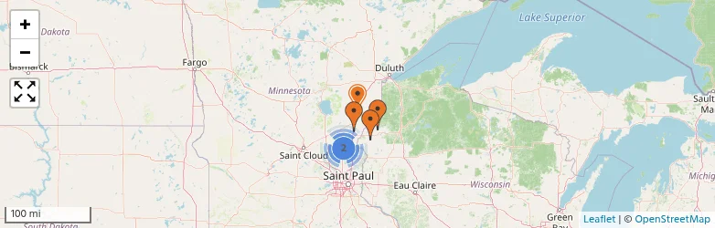 Related schools map
