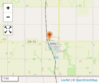 Map of Hills Christian School