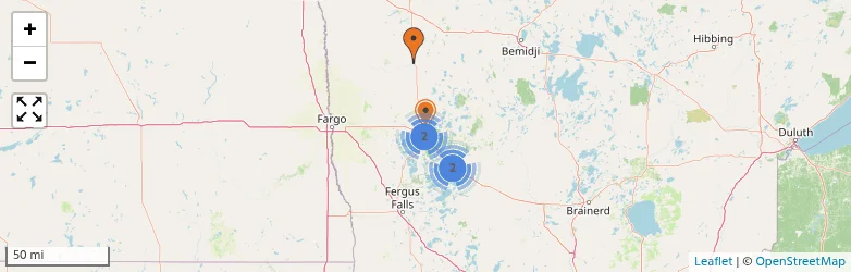 Related schools map