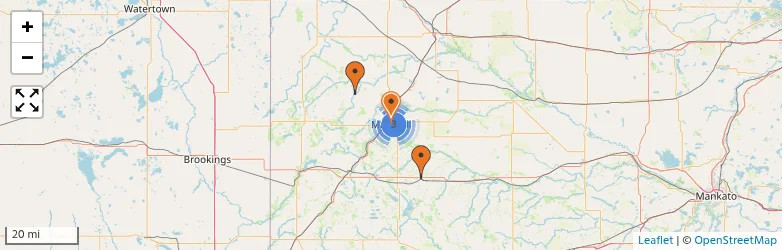 Related schools map