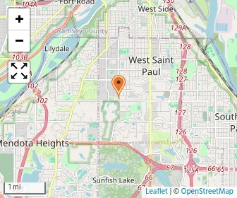 Map of Mississippi Valley Montessori School
