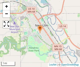 Map of New Ulm Christian School
