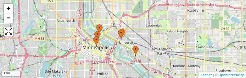 Related schools map