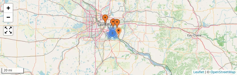 Related schools map