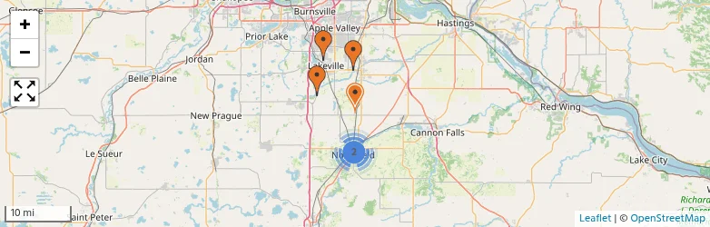 Related schools map