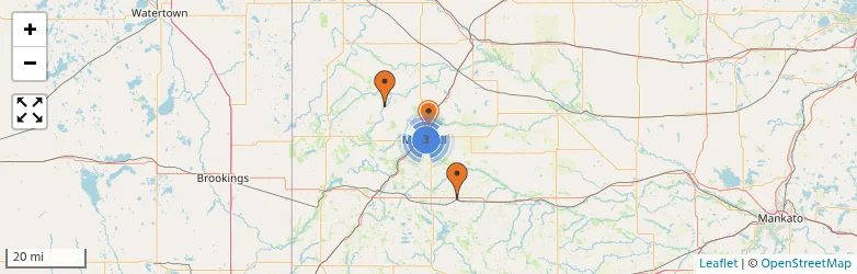 Related schools map