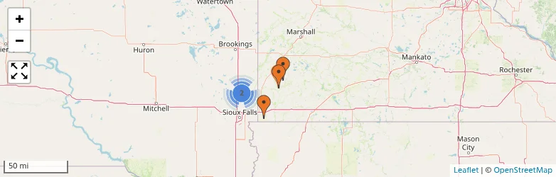 Related schools map