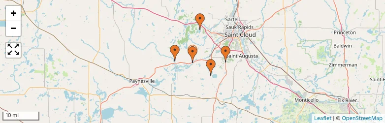 Related schools map