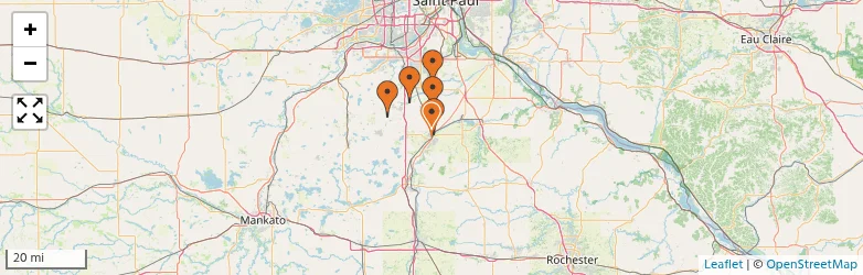 Related schools map