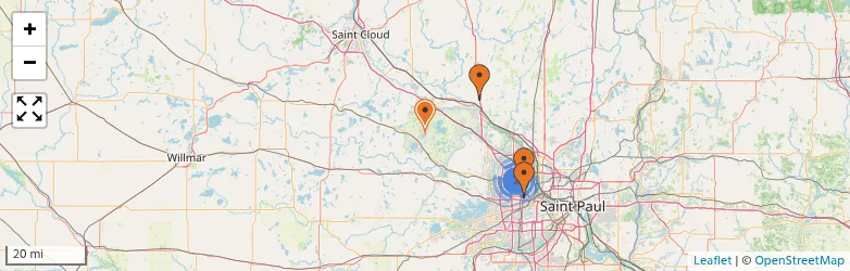 Related schools map