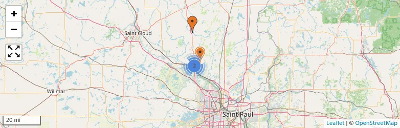 Related schools map