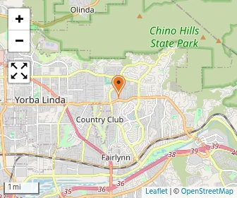 Map of California Pre-school & Kindergarten