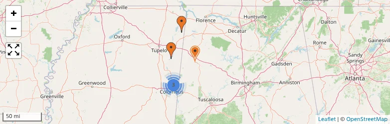 Related schools map