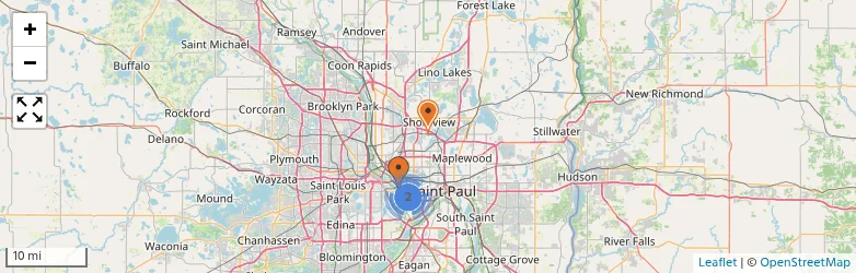 Related schools map