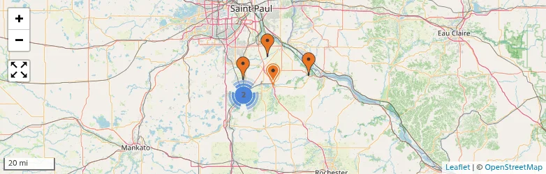 Related schools map
