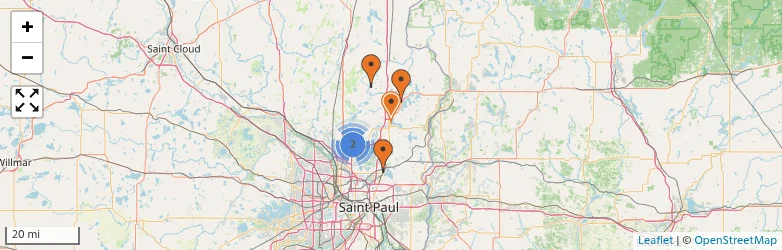 Related schools map