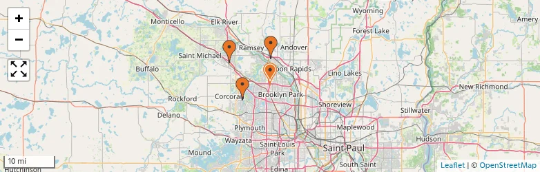 Related schools map