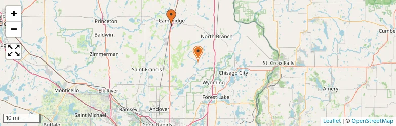 Related schools map