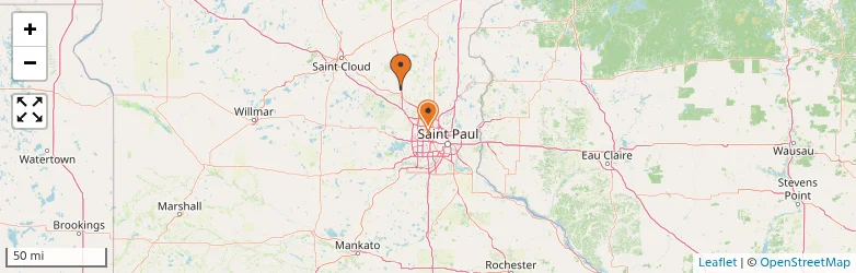 Related schools map