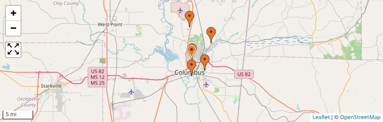 Related schools map