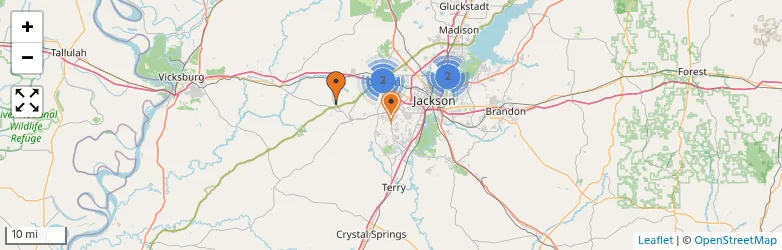 Related schools map