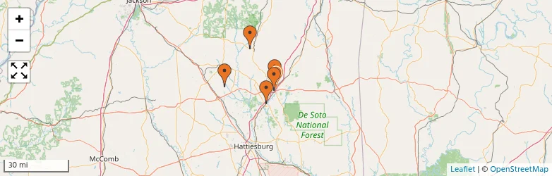 Related schools map