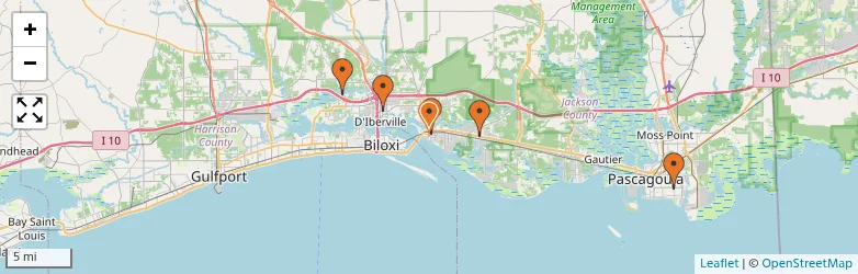 Related schools map