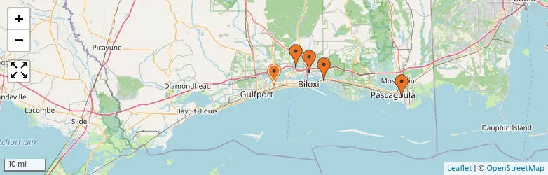 Related schools map