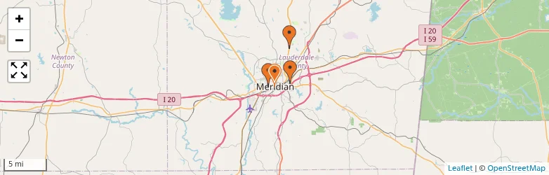 Related schools map