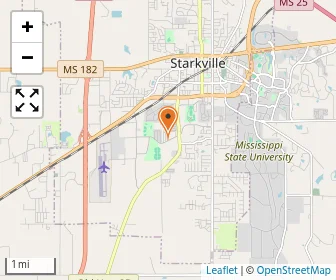 Map of Starkville Christian School