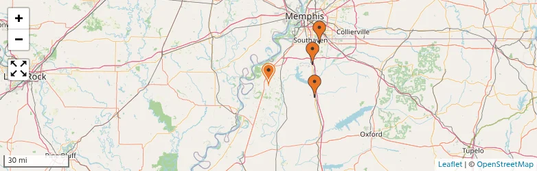 Related schools map