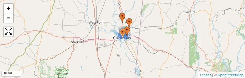Related schools map