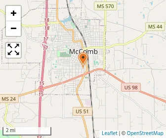 Map of South Mccomb Baptist Kindergarten