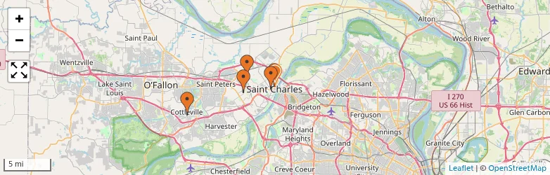 Related schools map