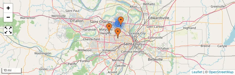 Related schools map