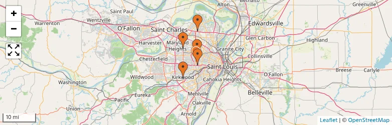 Related schools map