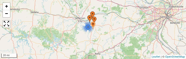 Related schools map
