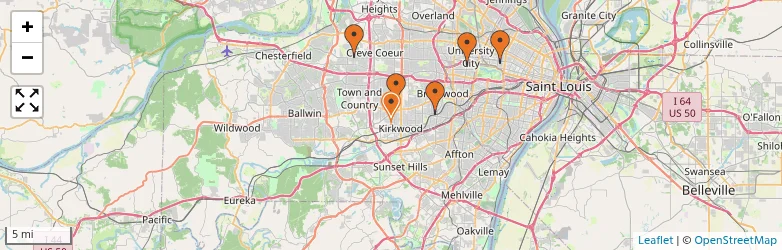 Related schools map